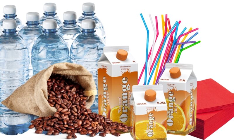 Početne zalihe obuhvataju nabavku pića, kafe i osnovnih potrepština za rad kafića